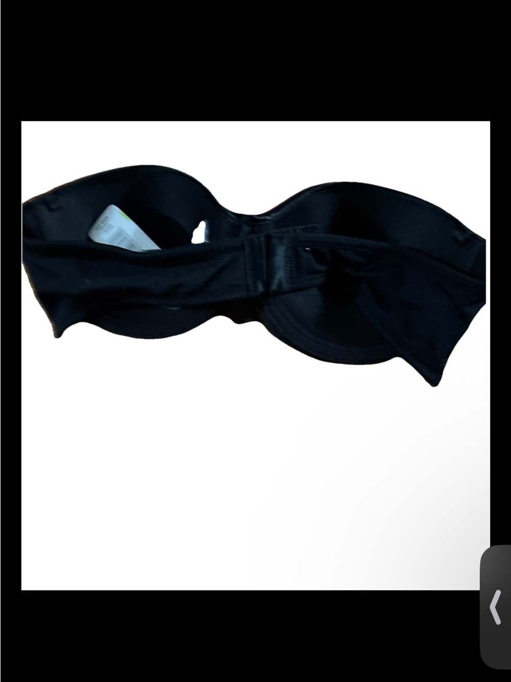 Natori Black Strapless Smooth Bandeau - Picture 3 of 4